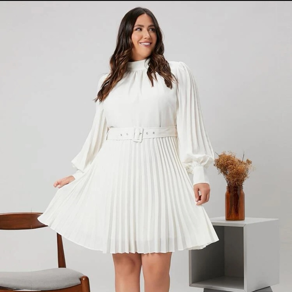 New Dress Size 14- White Cream